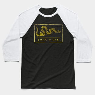 Join or Die Retro Vintage Baseball T-Shirt